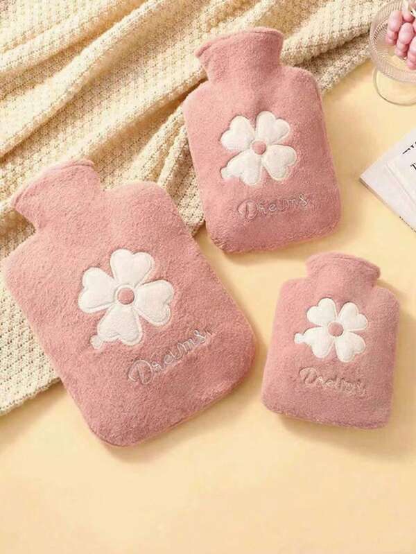 1 pieza Bolsa de agua caliente, tipo de inyección de agua, material de PVC, grueso y resistente a quemaduras, para calentar el vientre de las mujeres