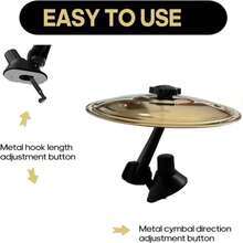 Auto Vent Schlagzeug - Mini Becken Für Lüftungsgitter Im Auto