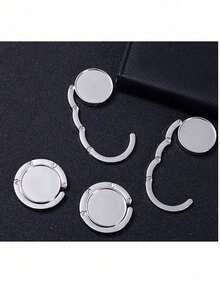 1pc Table Edge/Bag Hanger Portable Handbag Holder Stand For Table, Desk, Compact Bag And Accessories (Desk Thickness Must Not Exceed 7 Cm/Tabletop Overhang Must Not Exceed 4 Cm)