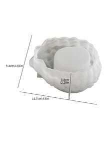 Moule en silicone mignon en forme de hérisson, support de bougie, moule en béton pour la décoration et le rangement faits maison