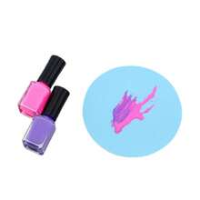 3Pcs Silicone Nail Art Palette Nail Painting Mat Nail Polish Color Mixing Palette Drawing Color Palette Manicure Tool