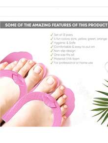 40 piezas de Chanclas de espuma desechables - Chanclas universales sin aroma para el cuidado de los pies, salón de uñas, spa, ducha y uso en la playa