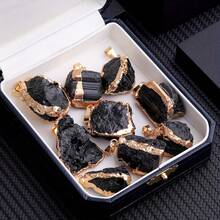 QYDCX Natural Selenite Gypsum Pendants - Quartz StonePoint Synthetic Gemstonestone Jewelry Necklace For Daily Layering | Valentine's Gift & Positive Energy Jewelry - White - View 4