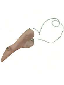 万圣节女巫鼻子角色扮演道具复古女巫装扮鼻子万圣节派对装饰礼物，圣诞节 - 彩色 - 查看 3