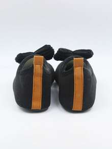 Ultra Soft Slip-On House Slippers - Unisex Wide Fit, Adjustable Strap, Lightweight & Comfortable, Rubber Non-Slip Sole, Suitable For Indoor & Outdoor Wear, Cozy & Warm, Adult House Slippers, Non-Slip Rubber Sole - Super Soft, Lightweight, Warm, Comfortable, Suitable For Indoor & Outdoor - Black - View 7