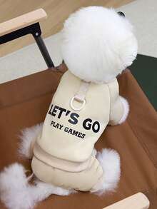 25件套宠物衣服狗狗衣服秋冬宠物四腿运动衫羊毛夹克