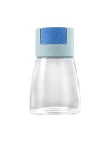 2 piezas/1 pieza Frasco medidor de especias de cocina, salero con control de presión, recipiente de especias para el hogar, frasco de sal hermético anti-humedad, botella exprimible para aliño de ensalada, botella exprimible para ketchup y mantequilla de maní, reutilizable, 0.5g por exprimida, control preciso de sal, reducción de desperdicio, diseño con fuga pensado, Body de botella duradero y suave, fácil de exprimir, suministros para fiestas navideñas, cena familiar