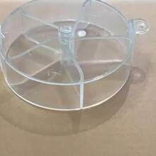 1pc Transparent Rotating Parrot Puzzle Feeder, Automatic Food Dispenser, Rotating Chew Snack Box, Acrylic Parrot Feeding Wheel, Interactive Bird Treat Dispenser And Intelligence Training Toy, Suitable For Cockatiel, Lovebird, Cockatoo And Conure - Multicolor - View 8