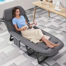 Large Outdoor Folding Bed, Portable Camping Bed, Office Nap Bed - Space Saving, Suitable For Indoor And Outdoor Use - 170*55厘米 - 查看 1