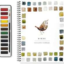 1PC Watercolor Workbook: Bouquets Theme Watercolor Exercise Book Suitable For All Ages (Without Watercolor Paint Or Brush) - Multicolor - View 4