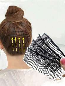 3/2/1pc Invisible Hair Styling Combs, Unscented Edge Control And Repair Tool , U-Shaped Hair Clip, Hair Accessories, Broken Hair Finisher Ornament Hair Clip Top Clip Back Of Head Invisible Bangs Fixed Insert Comb Anti ,Hair Styling Tools ,Hair Styling Kit