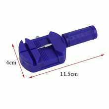 16 Pcs Watch Repair Kit Band Pin Strap Link Remover Back Hammer Screwdriver - Black - View 6