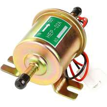 12V Electric Fuel Pump, Universal Inline Fuel Pump, Low Pressure, 2.5-4 PSI, Gas Fuel Transfer Pump For Carburetor, Lawn Mower, Boat, Carter HEP-02A - 黃色 - 查看 6