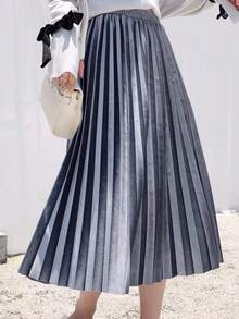 Women Skirts - Silver - View 2