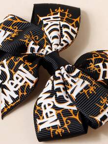 2/8 sztuk dla dziewczynek, śliczne spinki do włosów z motywem dyni, ducha, czarodzieja, potwora, nietoperza, spinki do grzywki, ozdoby do kucyka, odpowiednie na przyjęcia świąteczne, akcesoria do włosów na Halloween