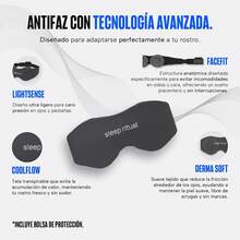 ¡RecomendadoSleep Ritual Antifaz para Dormir con Tecnología Blackout.Antifaz Premium con Copas Ajustables para Cero Presión Ocular y Tela Transpirable Amigable con la Piel.Sleep Mask (Gris Oscuro)¡Top de Temporada - Gris oscuro - Ver 5