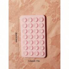 1Pc Silicone Suction Silicone Suction Cups Square Phone Case Back Silicone Suction Cups 28pcs Large Suction Silicone Cell Phone Suction Cups Silicone Suction Phone Case Card Holder Card Holder Wallet Business Card Holder Credit Card Holder Card Holder Women For Women For Men Compatible With IPhone, Android Phone, Gift For Birthday, Family, Friends Phone Holder, Phone Stand, Phone Accessories - 粉色 - 查看 6