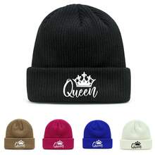 女士针织帽韩版冬季防寒报童帽秋冬 - 多色(A款) - 查看 12