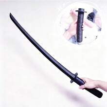 1pc Retractable Samurai Sword, Black Blade Toy, Throwing Knife 3D Printed Black Blade, Creative Model Decoration, Retractable Toy Sword, Stress Relief Hand Toy, Holiday Party Toy, Party Prop, Birthday Gift - Christmas Gift - Halloween Gift - Christmas Eve Gift - Perfect Gift - Gift - Toys - Games