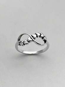 Simple Ring For Women For Daily Parties And Holiday Gifts - 銀色 - 查看 2