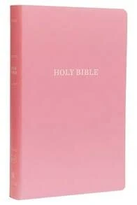 KJV, Gift And Award Bible, Imitation Leather, Pink, Red Letter Edition (Paperback) By Thomas Nelson - Single Book - View 1