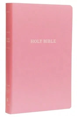 KJV, Gift And Award Bible, Imitation Leather, Pink, Red Letter Edition (Paperback) By Thomas Nelson - Single Book - View 1