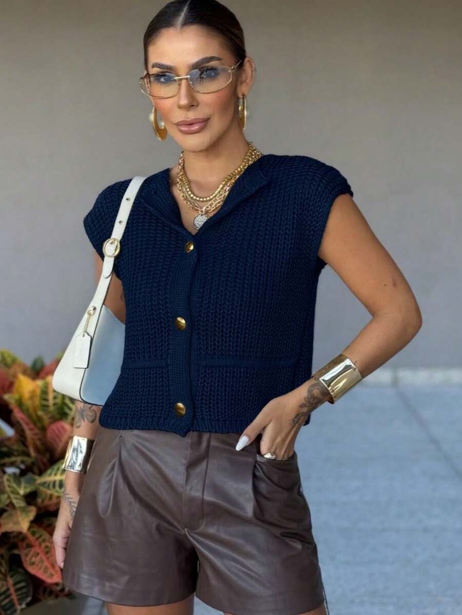 VEST AUSTRIA - Navy Blue - View 1