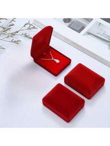 1pc Necklace Box, Pendant Box, Jewelry Organizer, Gift Packaging Box, Jewelry Storage Container For Trinket, Vmother's Day Gift Wrap Storage Box Gift Wrap Storage