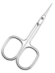 Professional Stainless Steel Cuticle Scissors - Ultra-Thin Precision Curved Manicure Tools, Perfect For Nail Care, Fragrance-Free - Secondary Edge Technology Kitchen And Home Nail Clippers Household Cuticle Scissors Nail Clippers Pedicure Set