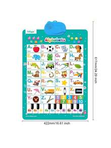Musical Alphabet Piano Scene Talking Wall Chart, Fun Quiz, ABC Knowledge