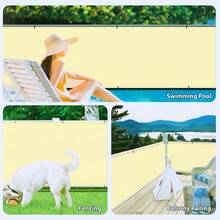 Balcony Privacy Fence Cloth, Garden Balcony Privacy Protection Screen, Fence Shielding Protective Net, Suitable For Deck, Patio, Backyard, Outdoor Pool, Porch, Railing, Lawn And Gardening Privacy Cover