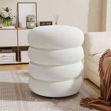 Lightweight Luxury Vanity Stool, Makeup Dressing Table Chair, Footrest Pouf, Living Room Sofa Bench, Shoe Changing Stool