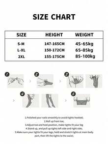 1 chiếc quần tất nữ 80g/220g/300g, quần tất lót ấm, quần tất dài màu đen mỏng gợi cảm, quần tất dày dặn giữ ấm mùa thu/đông, quần tất công sở mùa đông (thích hợp cho nhiệt độ 10-25°C), thoải mái - màu đen - Xem 2