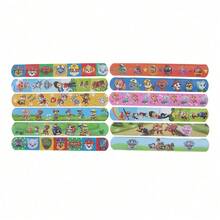 Paw Patrol 24pcs Paw Patrol Birthday Party Bracelets, Party Decoration Bracelets, Birthday Party Decorations And Favors, Bracelet Set, Suitable For Party Costumes, Creative And Novelty Accessories, Perfect Gifts For Birthday Parties, Halloween, Christmas, Carnival, Also Great For Christmas Gifts And Stocking Stuffers