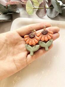 1/2/3/13件套波西米亚风花朵粘土切割器，用于珠宝制作，可爱花朵耳环粘土工具，花朵吊坠粘土切割器，用于DIY吊坠、项链、手链 - Clay Cutter - 查看 6