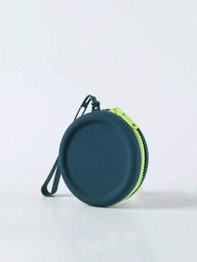 1pc Round Silicone Dog Training Treat Bag, Pet Snack Pouch, Pet Dog Treats Pouch Pocket Snack Reward Waist Bag,Puppy Training Treat Snack Waist,Pet Feed Pocket Pouch Waist,Pet Dog Puppy Training Treat Snack Bait - Multicolor - View 3