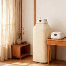 Intelligent, Convenient, And Fast Drying Clothes Dryer, Small Foldable Storage Clothes Dryer With Remote Control And Drying Cover, Suitable For Business Trips And Home Use. - White - View 9