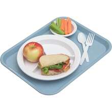 Carlisle FoodService Products CT101459 Cafetería estándar/Bandeja de Comida rápida, 10 x 14 Pulgadas, Azul pizarrón - Naranja - Ver 8