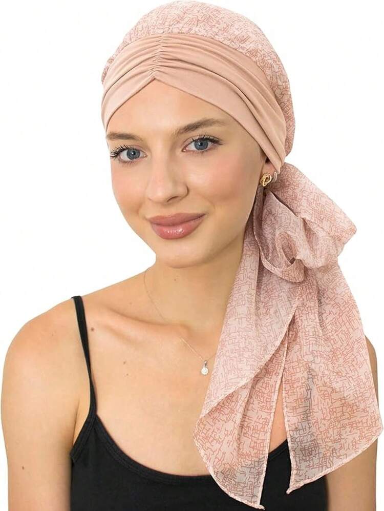 Skull Cap Head Scarf For Women, Chemo Patients Hair Loss Wrap