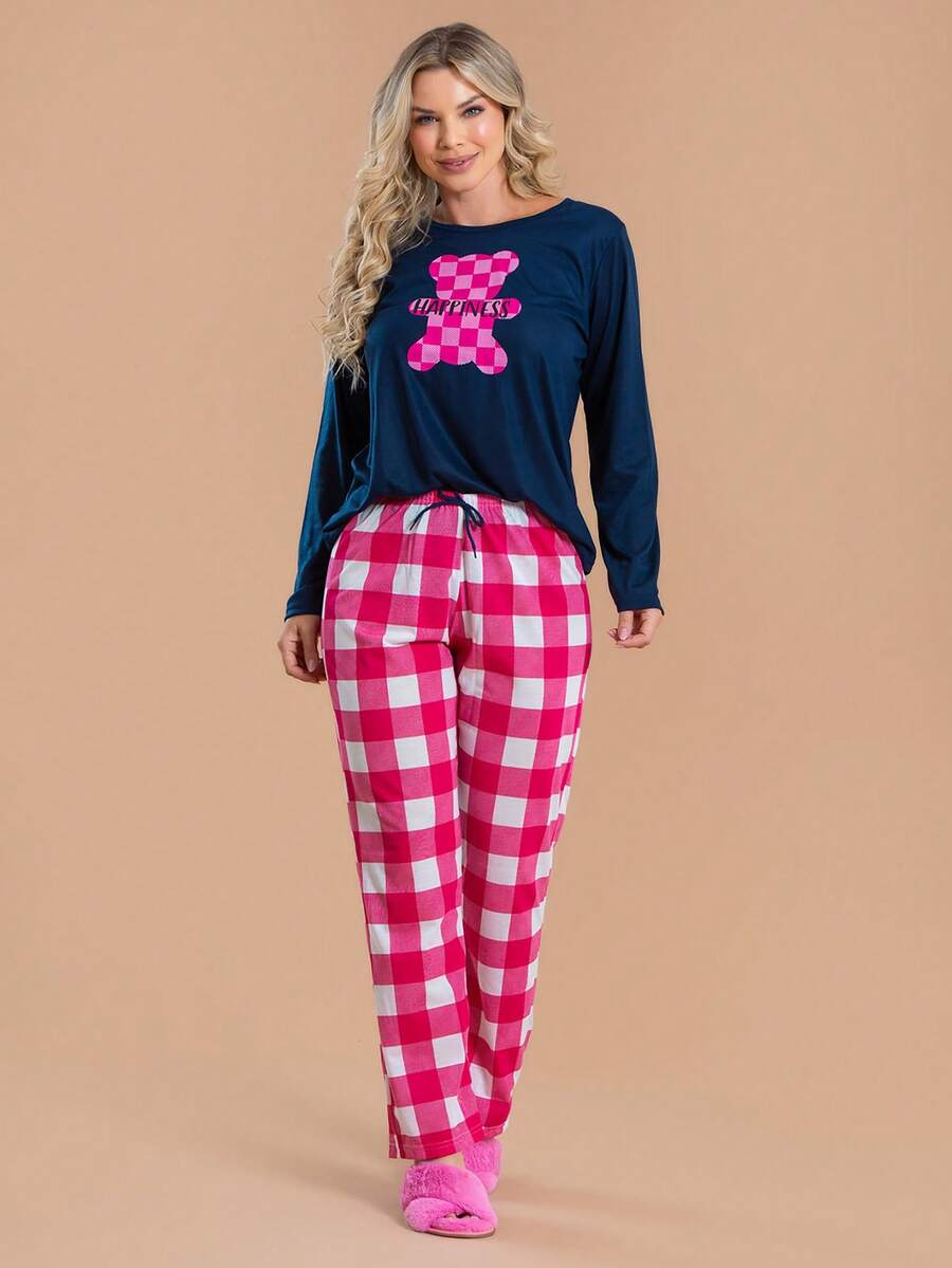 Women Pajama Sets - Màu xanh hải quân - Xem 1