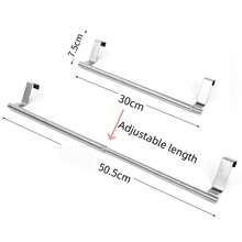 1pc Kitchen Cabinet Towel Rack, Towel Bars Modern Cabinet Towel Hanging Rack Towel Storage Rack Wall Mounted Dishcloth Rack Suitable For Home Kitchen Bathroom Back To School - Multicolor - View 19