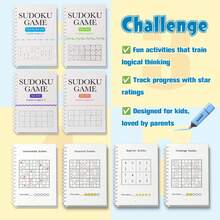 数独谜题书 - 具有挑战性的数学思维训练，以提高逻辑和推理能力，用于智力刺激的综合数学练习册，高级问题解决练习，成人活动书，数学练习，数学玩具，数独，书籍，拼图书，儿童拼图书，互动书，儿童拼图 - 白色 - 查看 6