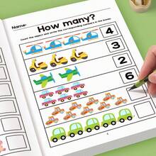 1 pieza Libro de práctica de dígitos 2025 Nuevo Aprendizaje de matemáticas Conectar dígitos Rellenar, Encontrar el patrón, Parque de educación temprana Diversión, Cuaderno de práctica de dígitos - Regalo de cumpleaños - Regalo de Navidad - Regalo perfecto - Regalo