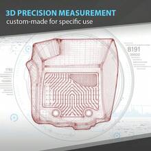 3D Custom Fit TPE Floor Mats For CR-V CRV 2023-2024, Factory Standard Odorless Protection, Anti-Slip Full Set Liners - Black - View 9