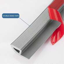 1pc 2m Long Door Threshold Strip, Self-Adhesive Carpet Edge Trim, PVC Floor Transition Strip, Door Threshold Decor And Seam Filler (Covering Height Within 10mm) - Multicolor - View 5