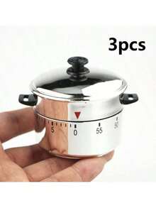 Versatile 60-Minute Mechanical Kitchen Timer - Adjustable Cooking Countdown, Perfect For Home & School Use Pressure Cooker Timer, 60 Minute Mechanical Kitchen Timer - Adjustable Countdown, Suitable For Cooking And School Reminders, Battery Free Adjustable Silver Kitchen Timer With Countdown Function - Metal, No Power Needed, Ideal For Home Cooking And Time Management, Countdown Timer | Classic Kitchen Timer | Durable Kitchenware - Multicolor - View 17