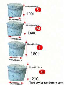 Sac de rangement pliable en tissu, organisateur pliable anti-poussière et anti-humidité avec poignée, parfait pour ranger les couvertures, les jouets, les oreillers, les vêtements de saison, les doudounes, le déménagement, en tissu Oxford de haute qualité, boîte de rangement à fermeture éclair
