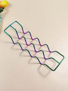 1pc/2pcs Taco Stand, Stainless Steel Taco Stand Tray Style, Multi-Grid Taco Stand, Sandwich Stand Desktop Organizer Burrito Stand Tortilla Roll Holder Tool, Taco Stand, Colorful Taco Tray Stand For Party, Premium Taco Bar Accessories Each Holds 4 Tacos, Taco Plate Stands Dishwasher And Microwave Wedding Decorations Wedding Party Supplies Wedding Decorations - Multicolor - View 6