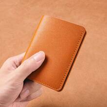 Classic Retro Wallet Minimalist Folding Button Coin Purse Driver's License Card Holder Soft Leather Wallet Unisex Short Slim Credit Card Case For Women Money Wallet Mini Wallet Purse Wallet Small Wallet Cute Wallet