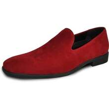 Men Dress Shoe Vallo-3 King-5 Loafer Slip-On Formal Prom Wedding Ortholite Insole Medium And Wide Width-20256688 - Red - View 1